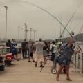Deck do Pescador de Santos recebe torneio de pesca no fim de semana