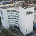 foto aérea do prédio do parque tecnológico #paratodosverem