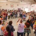 Participantes do Projeto Movimente-se, em Santos, se unem em animada festa junina inclusiva