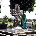 Prefeitura de Santos intensifica manutenção de cemitérios para o Dia das Mães