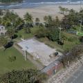 Prefeitura de Santos inicia remodelação do jardim no acesso ao Emissário