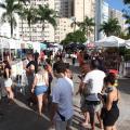 Feira Economia Criativa na praça do Aquário. #Paratodosverem