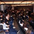 pessoas assistem a palestra #paratodosverem