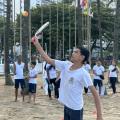 aluno aprender beach tennis. #Paratodosverem