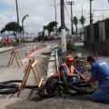 Nova Ponta da Praia: Trecho de avenida de Santos fica interditado até quarta
