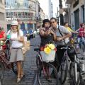 Pedal Retrô une solidariedade ao passeio de bicicleta no Festival Santos Café