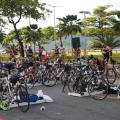 Competição de triatlo muda o trânsito em Santos no domingo