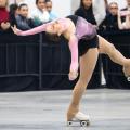 patinadora se apresenta no Troféu Brasil. #paratodosverem
