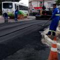 Obra do pontilhão do canal 5 com a Afonso Pena está terminando