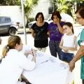 Aniversário de bairro de Santos é comemorado em policlínica com exames de saúde e orientação