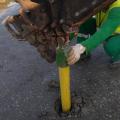Tubos são instalados para proteger destroços de navio centenário em Santos
