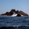 laje de santos, aparecendio pedras e oceano #paratodosverem