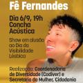 Show na Concha Acústica, em Santos, celebra Dia da Visibilidade Lésbica