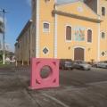Mureta é nova atração instagramável de praça em morro de Santos