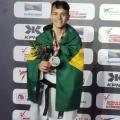 Paratleta de Santos é prata em Grand Prix de Taekwondo na Arábia Saudita