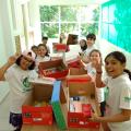 Crianças ainda podem participar de oficina de arte com material reciclável no Orquidário de Santos