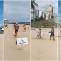 Santos Beach Sports oferece quatro modalidades e leva cerca de 500 pessoas ao Gonzaga