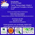Importância da meteorologia para Defesa Civil é tema de evento no Orquidário de Santos