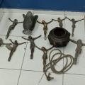 peças de cemitério apreendidas #paratodosverem 