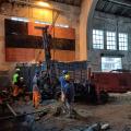 Avança obra do Centro Temático de Cinema, no anexo do Mercado Municipal de Santos