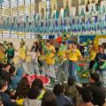 alunos se apresentam #paratodosverem