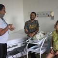 grávida surda é atendida por intérprete e libras #paratodosverem