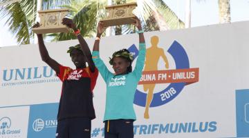 Africanos vencem prova de 10 km 
