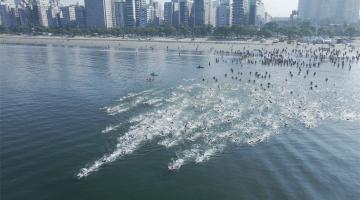 nadadores na prova #paratodosverem