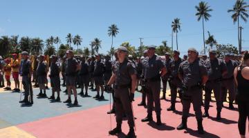 Operação Verão em Santos ganha reforço de 330 policiais militares