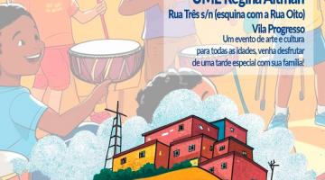 Escola na Vila Progresso, em Santos, promove tarde com música e diversão neste sábado