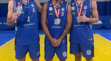 Equipe de basquete 3x3 de Santos. #Paratodosverem