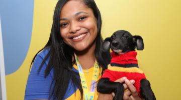 Animais da Codevida estão disponíveis para adoção em pet shops em Santos