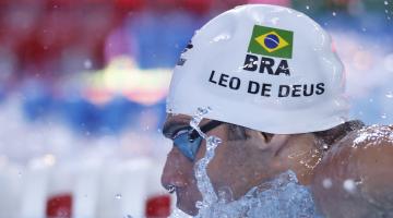 Leonardo de Deus nos Jogos Sul-Americanos. #Paratodosverem