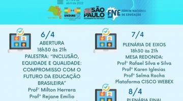Santos participa de etapa regional da Conferência Nacional de Educação 2022 