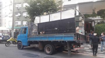 caminhão parado pela fiscalização #paratodosverem