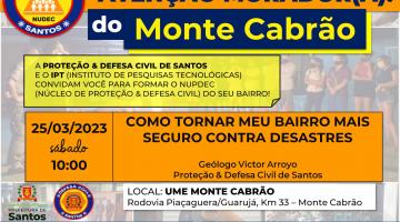 cartaz da reunião. #paratodosverem