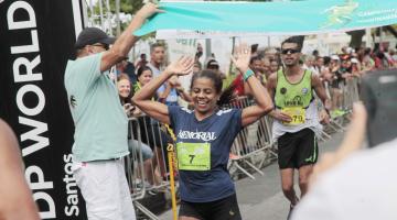 Ivanilda Pereira e João Magalhães são os campeões do Santista de Pedestrianismo