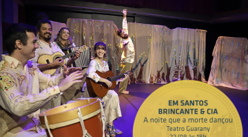 ‘A Noite que a Morte Dançou’ é apresentada no Teatro Guarany, em Santos