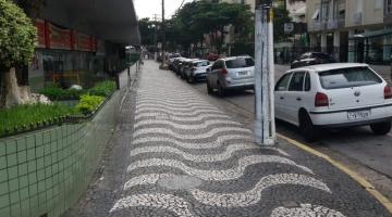 Rua no Embaré entra em obras para se tornar mais acessível