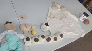 objetos usados na capacitação #paratodosverem 