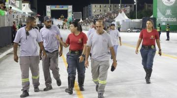 Tranquilidade marca primeira noite de carnaval em Santos