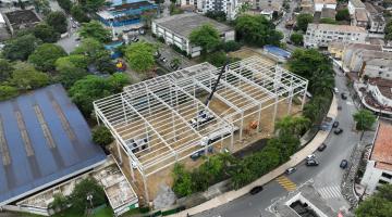 Imagem das novas quadras no Rebouças. #Paratodosverem