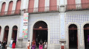 Fachada da Casa da Frontaria Azulejada. #pratodosverem
