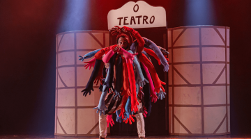 palhaço em cena #paratodosverem 