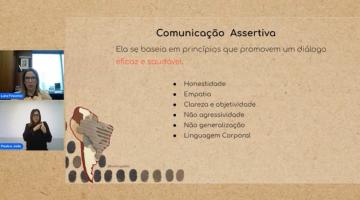 tela com texto #paratodosverem