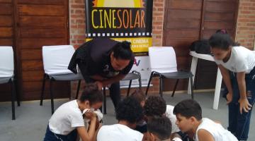 Alunos de escola municipal participam de oficina de vídeo