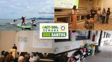Cerimônia celebra Dia Global de Ação para os ODS nesta segunda em Santos