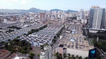 vista geral de bairro, com vários prédios. #paratodosverem