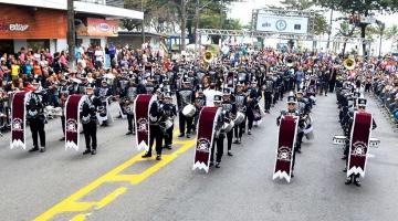 Concurso de bandas e fanfarras será atração domingo em Santos