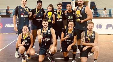 Equipes santistas de basquete 3x3 sobem no pódio no Campeonato Brasileiro adulto